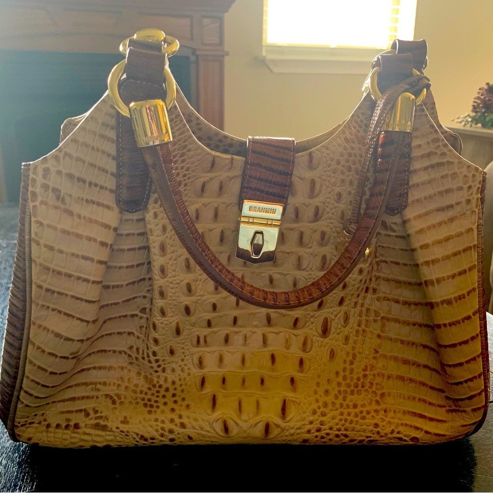 Genuine Brahmin Leather Handbag